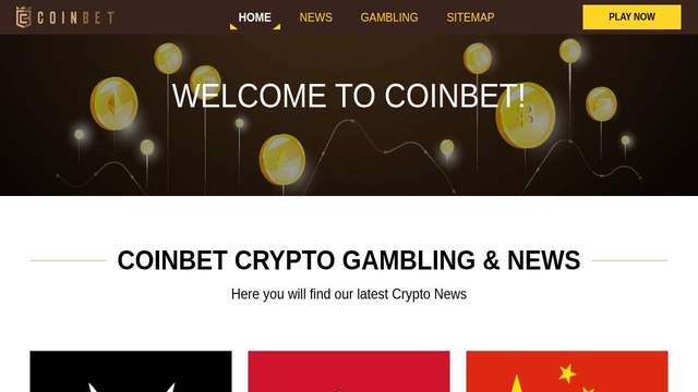 CoinBet casino screenshot